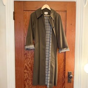 Sezane Clyde Coat Dark Khaki - Size 4
